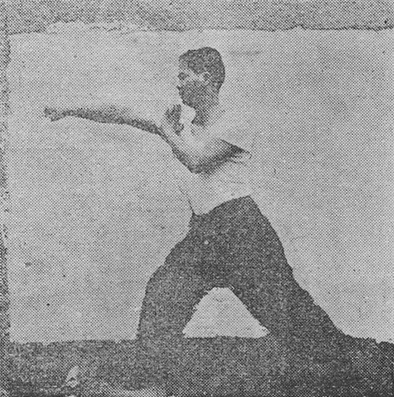 Posture 15 : pas suivi, en sens inverse — planche 15 de l&rsquo;édition de 1947