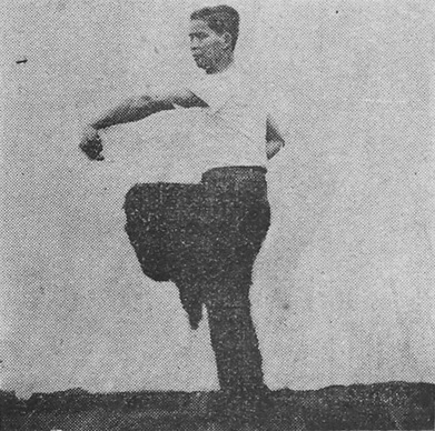 Posture 20 : main en revers, jambe enlacée — planche 20 de l&rsquo;édition de 1947