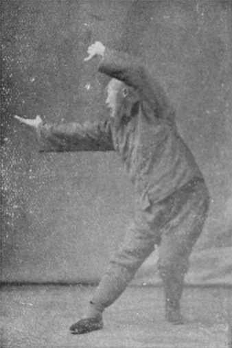 paume du lion à droite, 1re partie (photographie de 1937)
