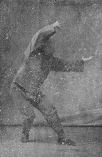 paume du lion à gauche, 1re partie (photographie de 1937)