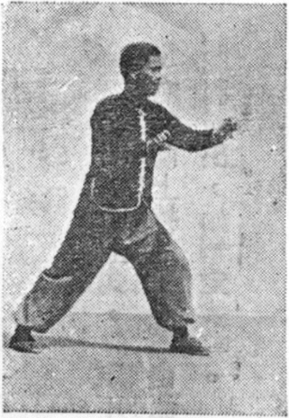 Dix-neuvième posture, figure de passage : le double scellement descendant, planche de l’édition de 1958