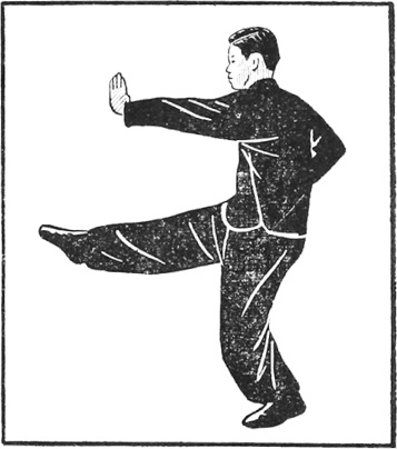 Posture 24 (planche 24) : main scellante et jambe en croix, dans la direction opposée à la cinquième posture