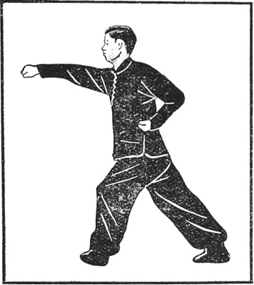 Posture 26 (planche 26) : pas de la montée, sceller et percer du poing, dans une autre direction