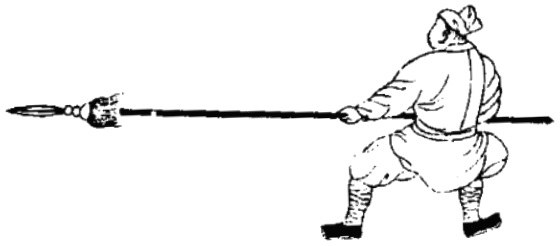 Planche 8 : « enjamber l’épée », figure de l’édition de 1560