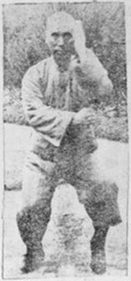 Figure 13 du manuel original de 1932 — Regarder le poing sous le coude (肘底看拳)