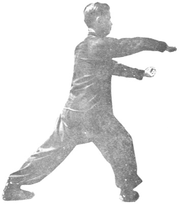 Posture 37 — Scellement d&rsquo;accueil, poing qui presse à droite : photographie de Luo Guangyu dans l&rsquo;édition de 1954