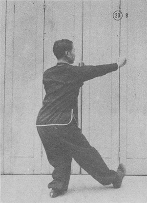 Posture 20 : seconde vue, après les trois retraits — planche de la publication de 1971