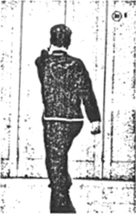 Posture 30 : le poing gauche fendant, figure de transition B — planche de la publication de 1971