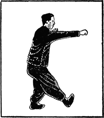 Posture 39 (dessin 39) : la paume portant, puis le poing de comblement