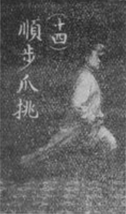 Figure 14 de l&rsquo;édition originale : pas accordé, griffe relevée