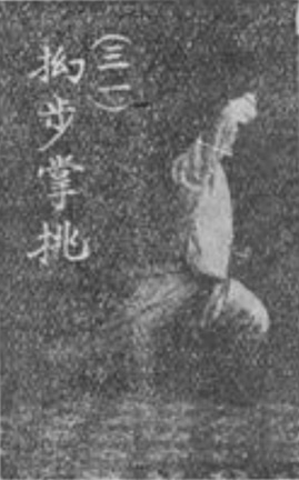 Figure 31 de l&rsquo;édition originale : pas croisé, paume relevée