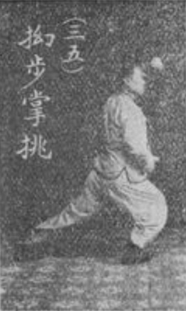 Figure 35 de l&rsquo;édition originale : reprise du côté droit, pas croisé