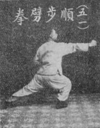 Figure 51 de l&rsquo;édition originale : poing qui fend, côté droit