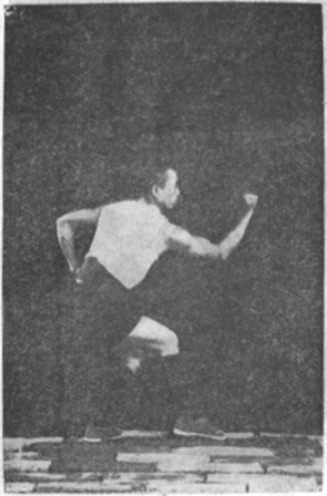 Posture 15, le poing du pas de retrait, planche de l&rsquo;édition de 1929