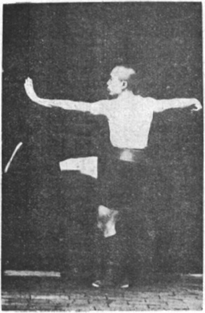 Posture 25, le coup de pied, planche de l&rsquo;édition de 1929