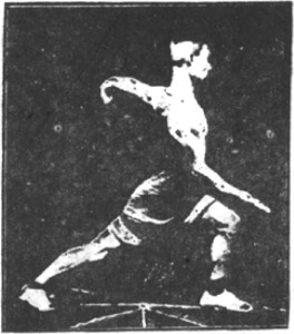 Figure 109 du manuel original de 1922 (教門彈腿圖說) — Sixième ligne : observer, sceller, clore (第六路\u3000堪管封畢然)