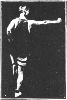 Figure 111 du manuel original de 1922 (教門彈腿圖說) — Sixième ligne : observer, sceller, clore (第六路\u3000堪管封畢然)