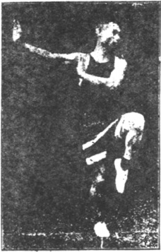 Figure 176 du manuel original de 1922 (教門彈腿圖說) — Dixième ligne : tailler les fleurs comme une flèche qui part (第十路\u3000裁花如箭彈)