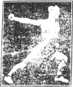 Figure 20 du manuel original de 1922 (教門彈腿圖說) — Première ligne : frapper et balayer comme une palanche (第一路\u3000衝掃似扁擔)