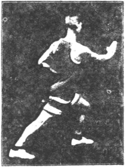 Figure 64 du manuel original de 1922 (教門彈腿圖說) — Quatrième ligne : tourner la meule, faire naître la merveille (第四路\u3000轉磨生奇關)