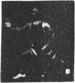 Figure 75 du manuel original de 1922 (教門彈腿圖說) — Quatrième ligne : tourner la meule, faire naître la merveille (第四路\u3000轉磨生奇關)