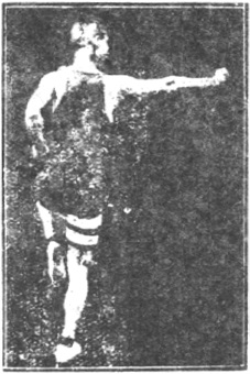 Figure 80 du manuel original de 1922 (教門彈腿圖說) — Quatrième ligne : tourner la meule, faire naître la merveille (第四路\u3000轉磨生奇關)