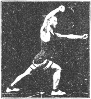 Figure 85 du manuel original de 1922 (教門彈腿圖說) — Cinquième ligne : le marteau qui taille, grimper pour s’approcher (第五路\u3000裁捶登來益)