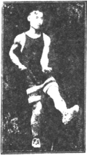 Figure 87 du manuel original de 1922 (教門彈腿圖說) — Cinquième ligne : le marteau qui taille, grimper pour s’approcher (第五路\u3000裁捶登來益)