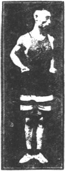 Figure 92 du manuel original de 1922 (教門彈腿圖說) — Sixième ligne : observer, sceller, clore (第六路\u3000堪管封畢然)