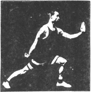Figure 93 du manuel original de 1922 (教門彈腿圖說) — Sixième ligne : observer, sceller, clore (第六路\u3000堪管封畢然)