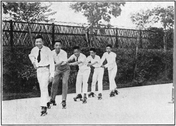 Photographie de patineurs du Jingwu, Annales du Jingwu 1919