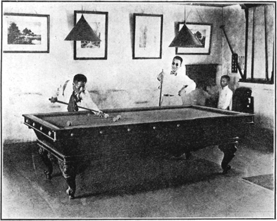 Photographie de billard au Jingwu, Annales du Jingwu 1919