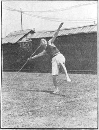 Photographie de lancer du javelot au Jingwu, Annales du Jingwu 1919