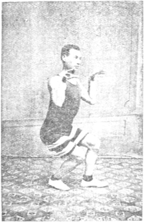 Figure 4 : les deux paumes en feuille de lotus devant les épaules