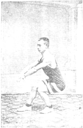 Figure 6 : retour de la position, les crochets se forment