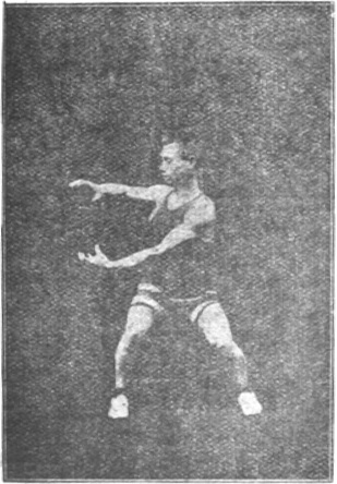 Figure 3 : les mains glissent lentement vers la droite
