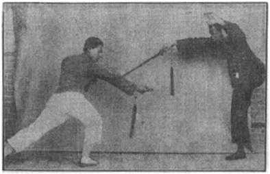 Planche 8 de l’appendice du Kunwu jian pu (昆吾劍譜) : la technique « briser » (折式), édition de 1935