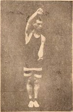 Posture 3, « canon vers le ciel », variante, édition de 1928