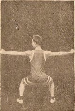 Posture 3, pas croisé et poing qui jaillit, édition de 1928