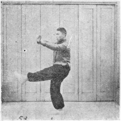 Figure 59 : la frappe transversale, résistance au poignet, coup de pied diagonal