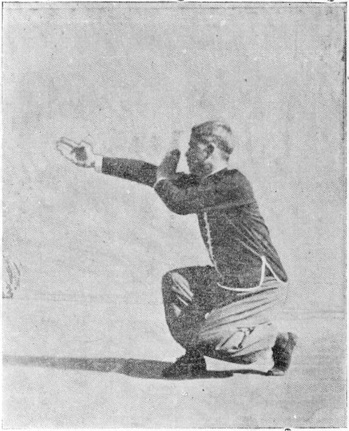 Posture 29 : les deux paumes décrivant un arc remontant et écartant vers la gauche — planche de l&rsquo;édition de 1958