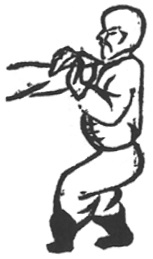Les mains qui saisissent de biais