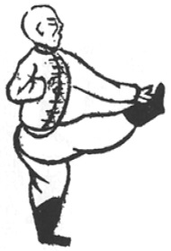 La jambe d&rsquo;appui simple