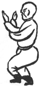 Le poing de la Grande Ourse, quatorzième posture, première figure