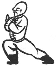 Le poing de la Grande Ourse, quatorzième posture, troisième figure