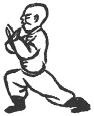 Le poing de la Grande Ourse, vingt-troisième posture, seconde figure