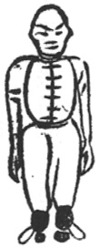 La stance debout au garde-à-vous, premier dessin du manuel de 1926