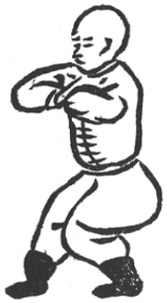 La stance du poulet transi, dessin de l&rsquo;édition de 1926