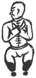 Le coude-bélier soulevé, première figure