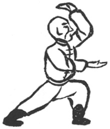 La main piquante enfilée
